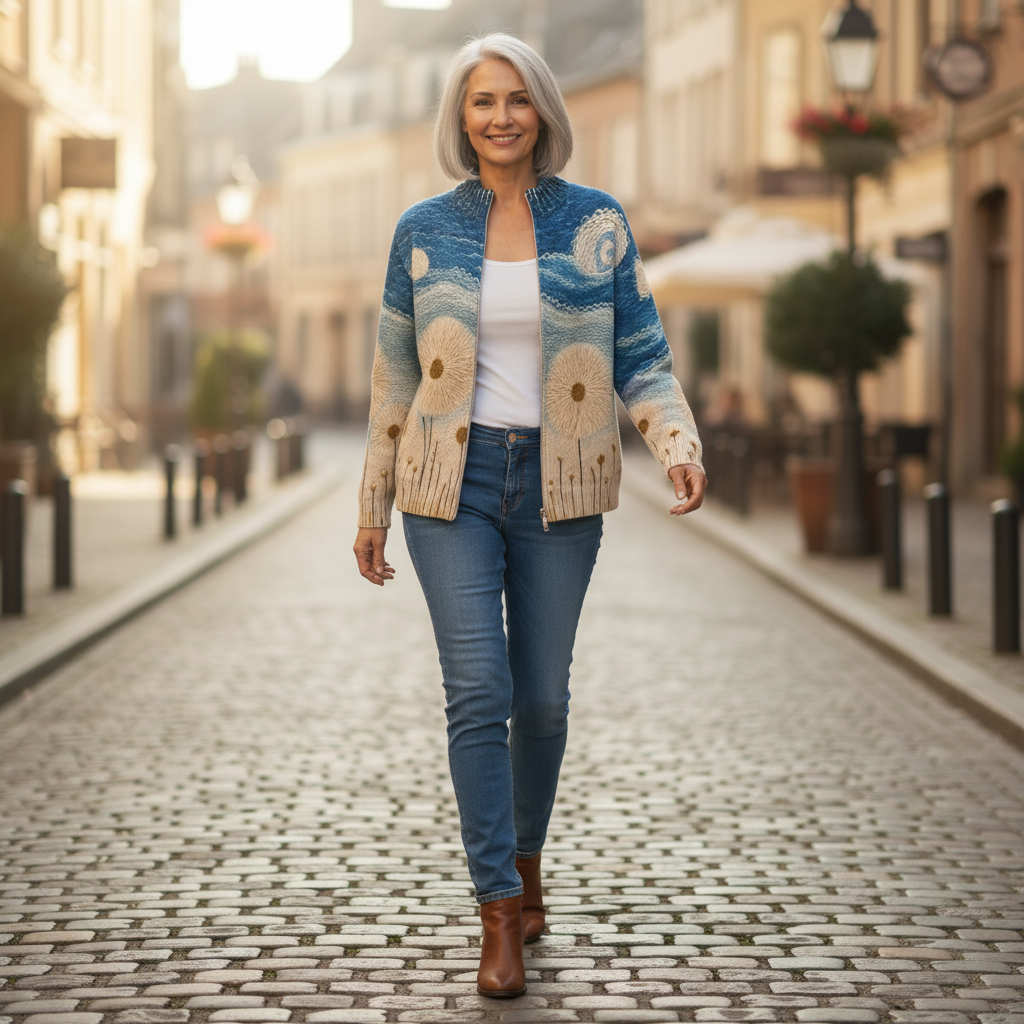 Ciara — Ζακέτα με Σχέδιο Πικραλίδας