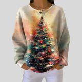Muireann - Watercolour Christmas Tree Jumper