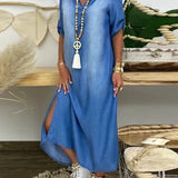 Abigail — Maxi Denim Dress