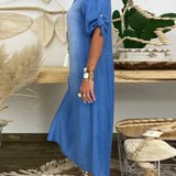 Abigail — Maxi Denim Dress