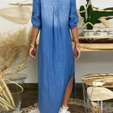 Abigail — Maxi Denim Dress