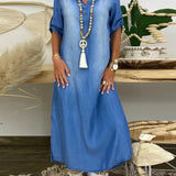 Abigail — Maxi Denim Dress