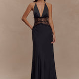 Eleanor — Lace and Satin Dress