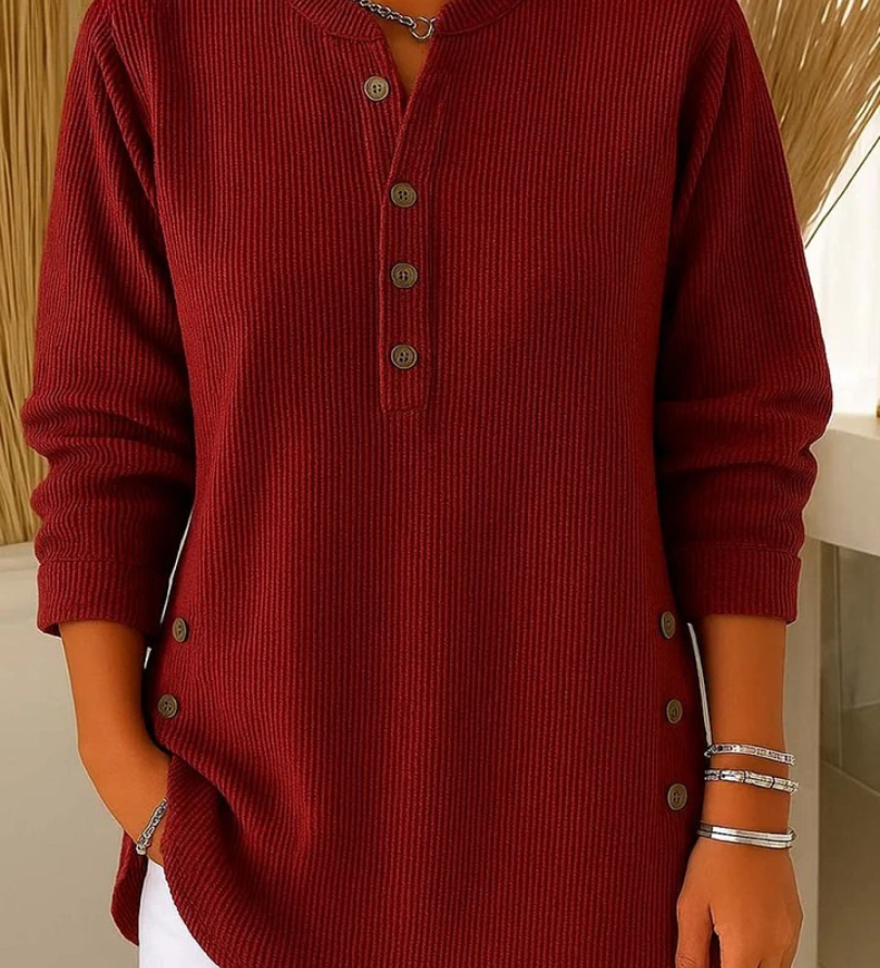 Clíodhna — Button Henley Tunic