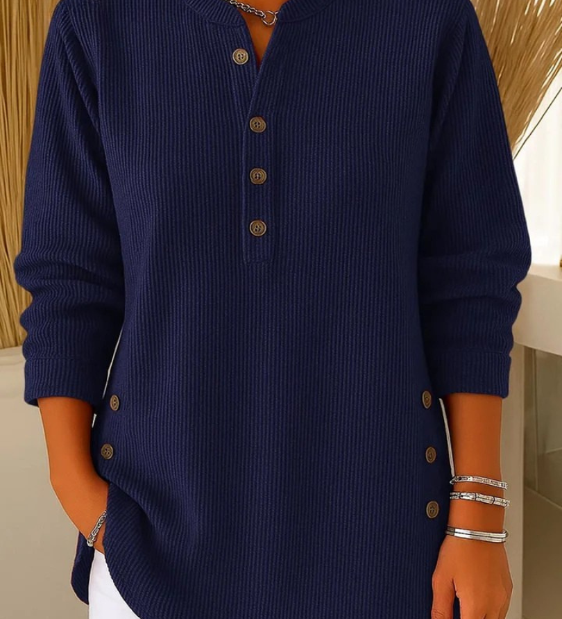 Clíodhna — Button Henley Tunic