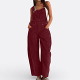 Olivia — Αέρινη Ολόσωμη Φόρμα με Φαρδιά Μπατζάκια