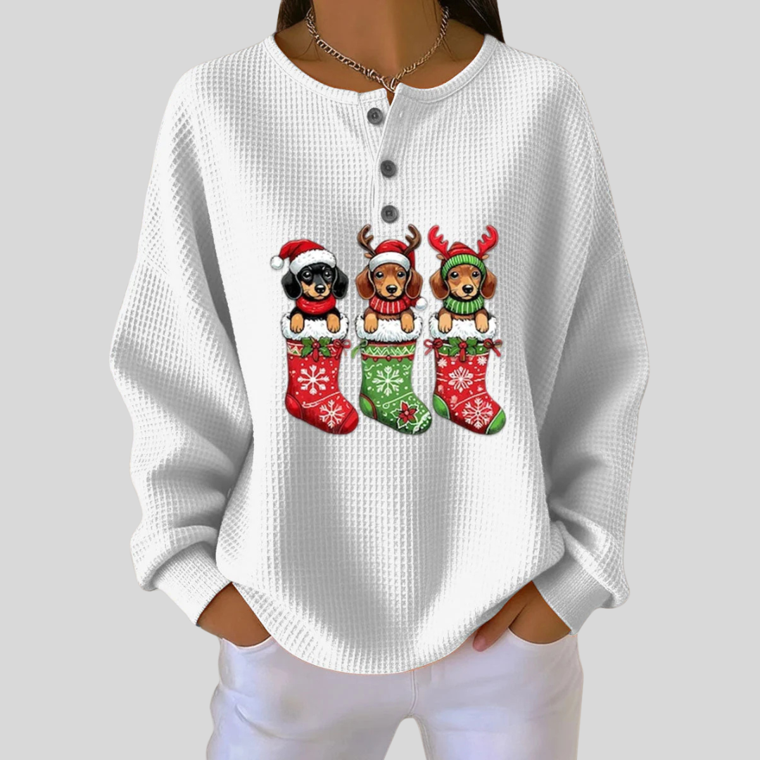 Patricia - Christmas Stocking Jumper