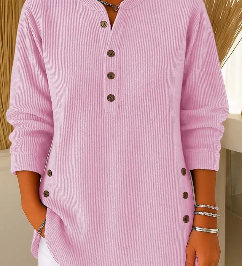 Clíodhna — Button Henley Tunic