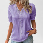 Leah — Κομψή Μπλούζα με Λαιμόκοψη V