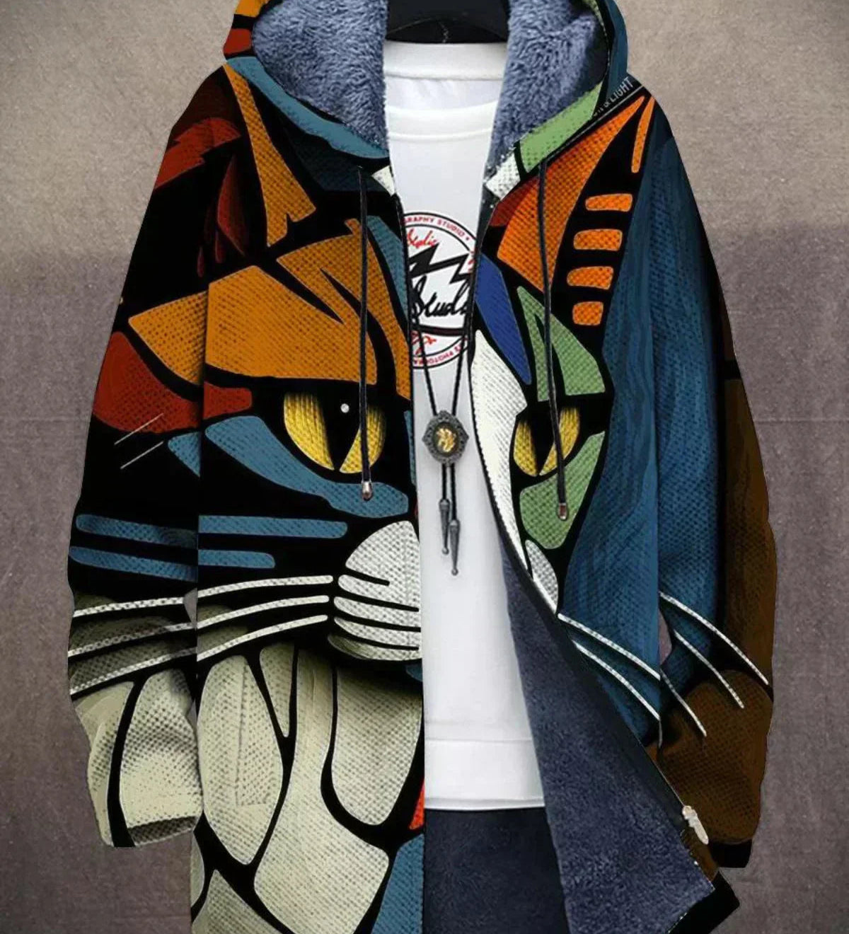 Linda — Luxurious cardigan inspired by art