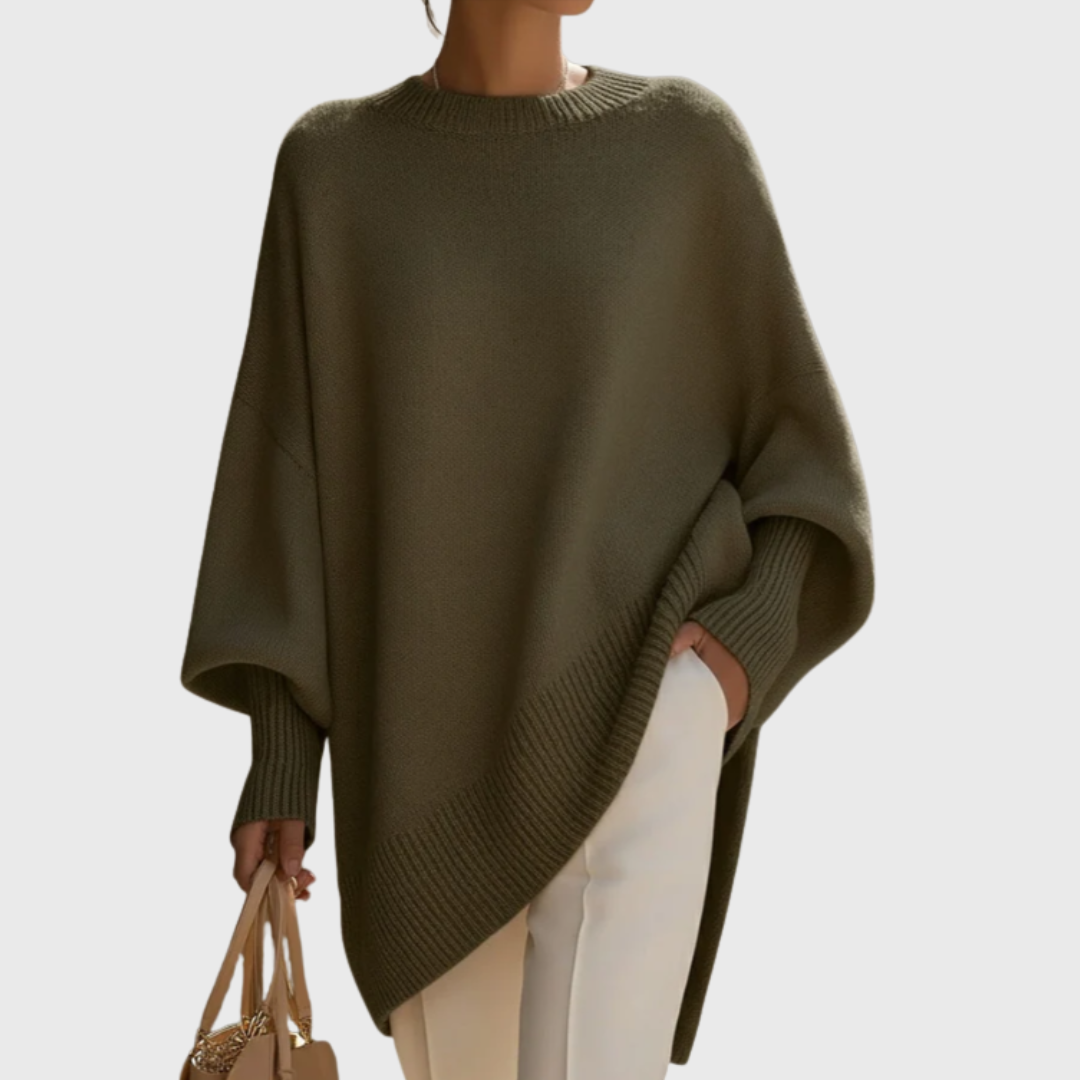 Laoise — Relaxed Poncho Jumper