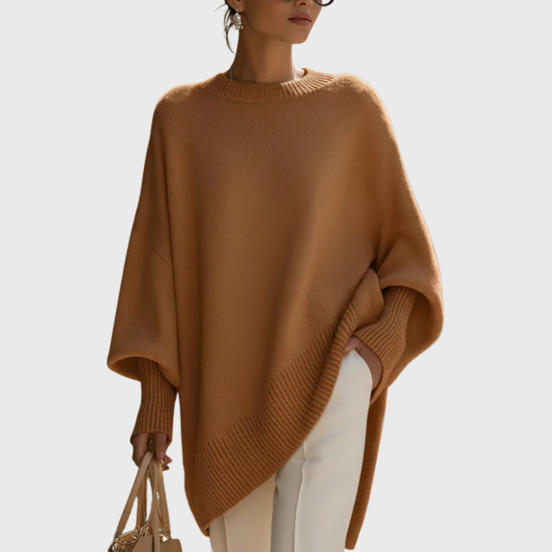 Laoise — Relaxed Poncho Jumper