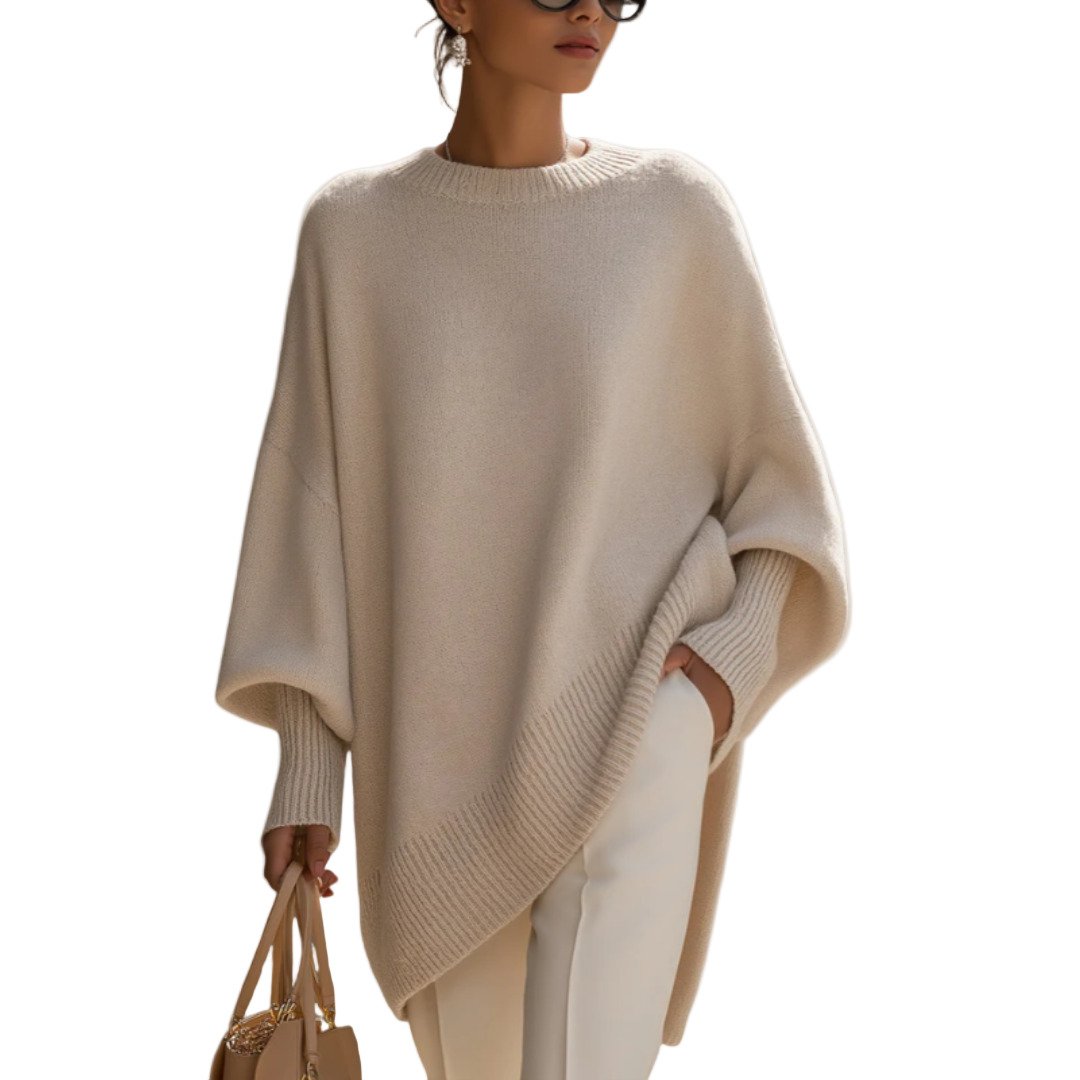 Laoise — Relaxed Poncho Jumper