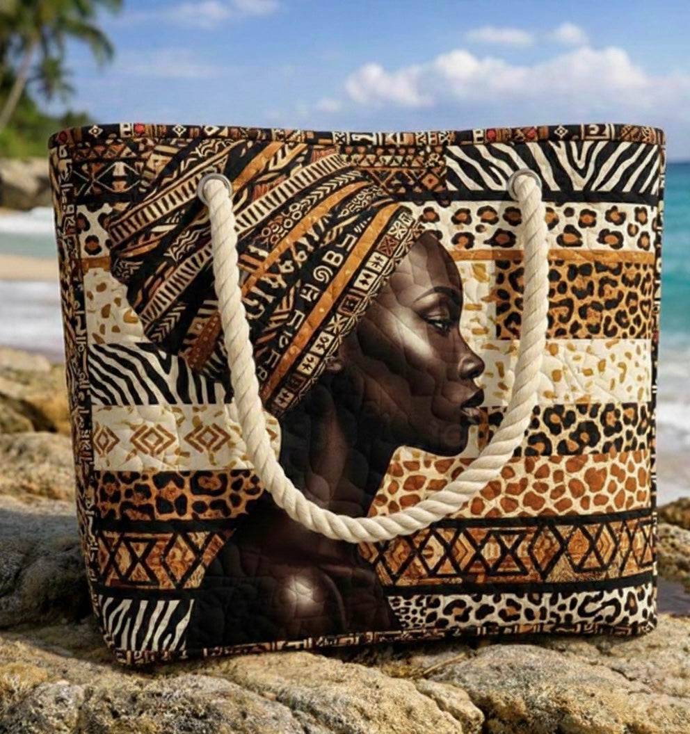 Χειροποίητη Τσάντα Παραλίας | Melanin Queen