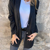 Siobhán — Μακρύ Παλτό με Όψη Σουέντ