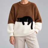 Úna — Cat Motif Jumper