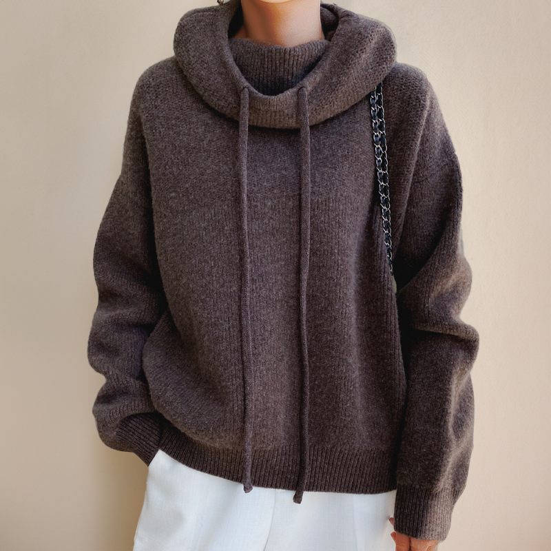 Nessa — Elegant Roll Neck Jumper