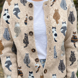 Fionnuala — Ζεστή Ζακέτα με Γάτα