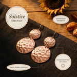 Σκουλαρίκια Χαλκού Katerina's Solstice
