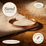 Mei's Sand Copper Anklet