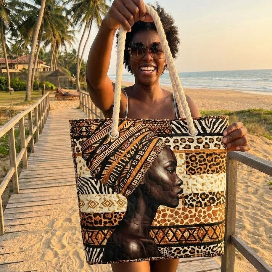 Χειροποίητη Τσάντα Παραλίας | Melanin Queen